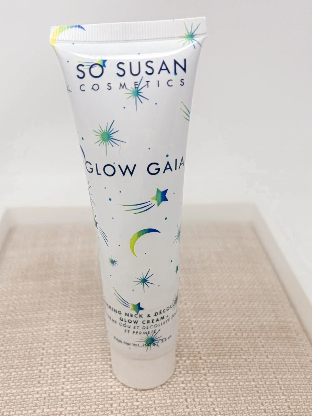 So Susan Cosmetics Glow Gaia Firming Neck and Décolleté Glow Crème, NEW MSRP $52
